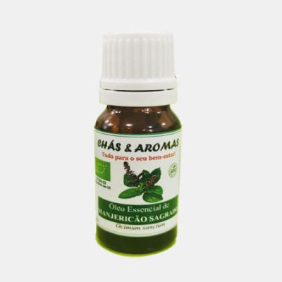 OLEO ESSENCIAL DE MANJERICAO SAGRADO BIO 10ml