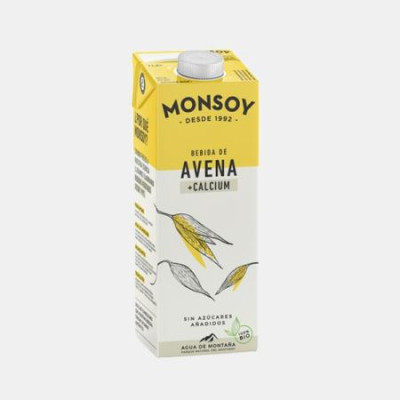 BEBIDA DE AVEIA E CALCIO BIO 1L MONSOY