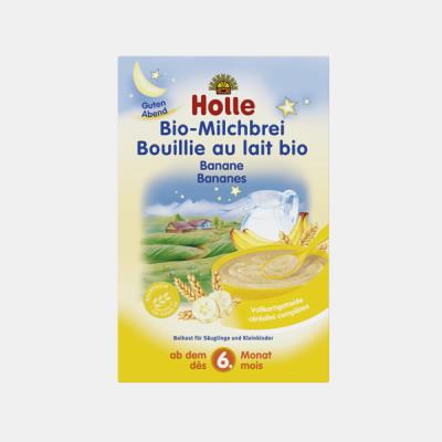 HOLLE BIO PAPA LACTEA DE TRIGO E BANANA 6M 250G