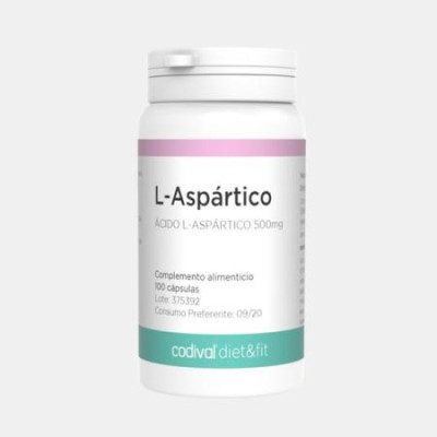 L-ASPARTICO 500mg 100 CAPSULAS