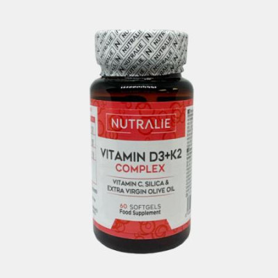 VITAMINA D3 + K2 COMPLEX 60 CAPSULAS MOLES