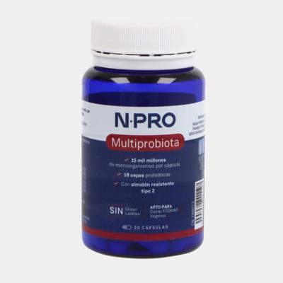 NPRO MULTIPROBIOTA 18 CEPAS 30 CAPSULAS