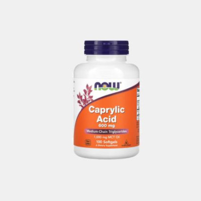 CAPRYLIC ACID 600mg 100 CAPSULAS