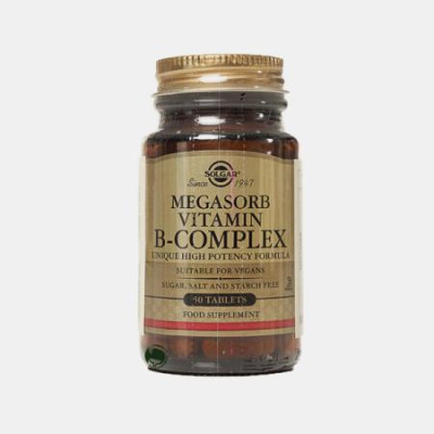 MEGASORB VITAMINA B COMPLEX 50 COMPRIMIDOS