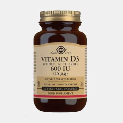 VITAMINA D3 600IU 60 CAPSULAS
