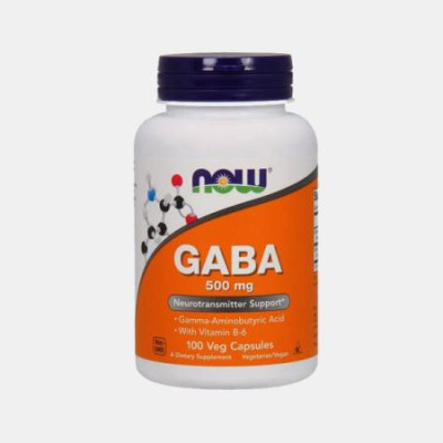 GABA 500mg 100 CAPSULAS NOW