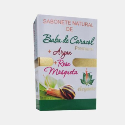 SABONETE BABA DE CARACOL + ARGAN + ROSA MOSQUETA 1