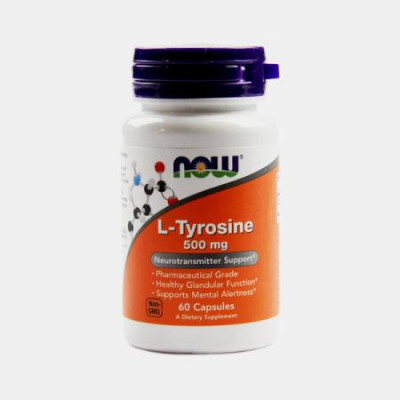 L-TYROSINE 500mg 60 CAPSULAS NOW