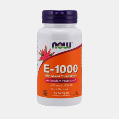 VITAMINA E 1000 50 CAPSULAS NOW
