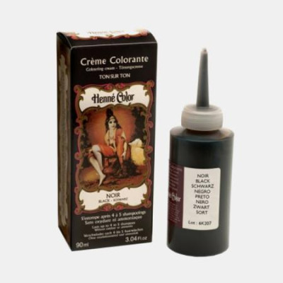 CREME COLORANTE HENNE COLOR PRETO 90ml