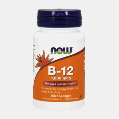VITAMINA B12 1000mcg 100 LOZANGOS NOW