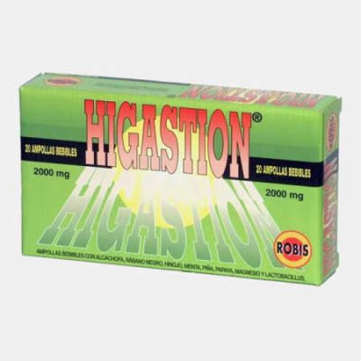 HIGASTION 20 AMPOLAS