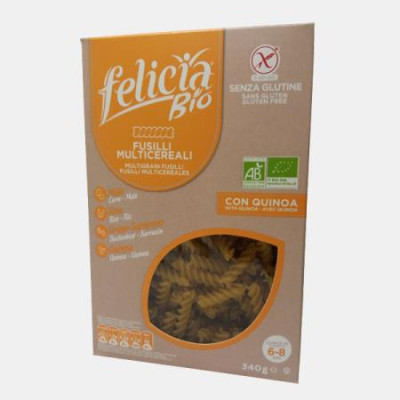 MASSA FELICIA BIO FUSILI MULTICEREAIS S/ GLUTEN